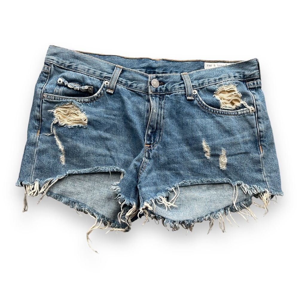 Rag & Bone “Winnie” Distressed Cut-Off Shorts Siz… - image 5